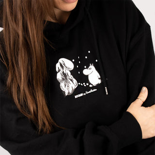 Exklusiv kollektion Mumintroll Winterland Hoodie - Svart