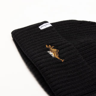 Pippi Beanie and Mittens Combo - Black