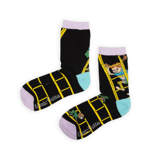 Pippi and the Ladders Women's Socks - Black