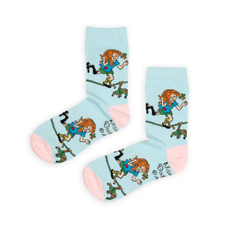 Pippi and Mr. Nilsson Women's Socks - Turquoise