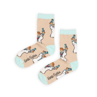 Pippi and the Bang Women's Socks - Beige