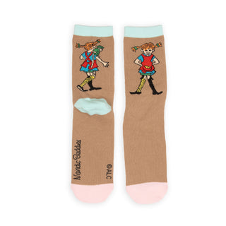 Pippi and Mr. Nilsson Women's Socks - Brown