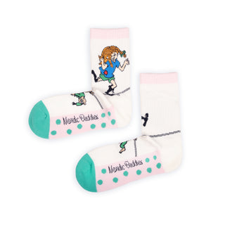 Pippi and the Tightrope Women's Panel Socks - White