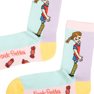 Pippi and Candy Women's Panel Socks - Multicolor