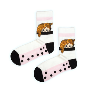 Pippi Women's Retrosocks - Wihte