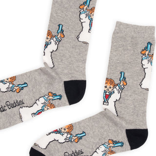 Pippi and the Bang Men's Socks - Melange Grey