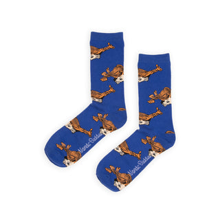 Pippi Men's Socks - Blue