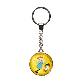 Pippi Glass Key Ring - Yellow