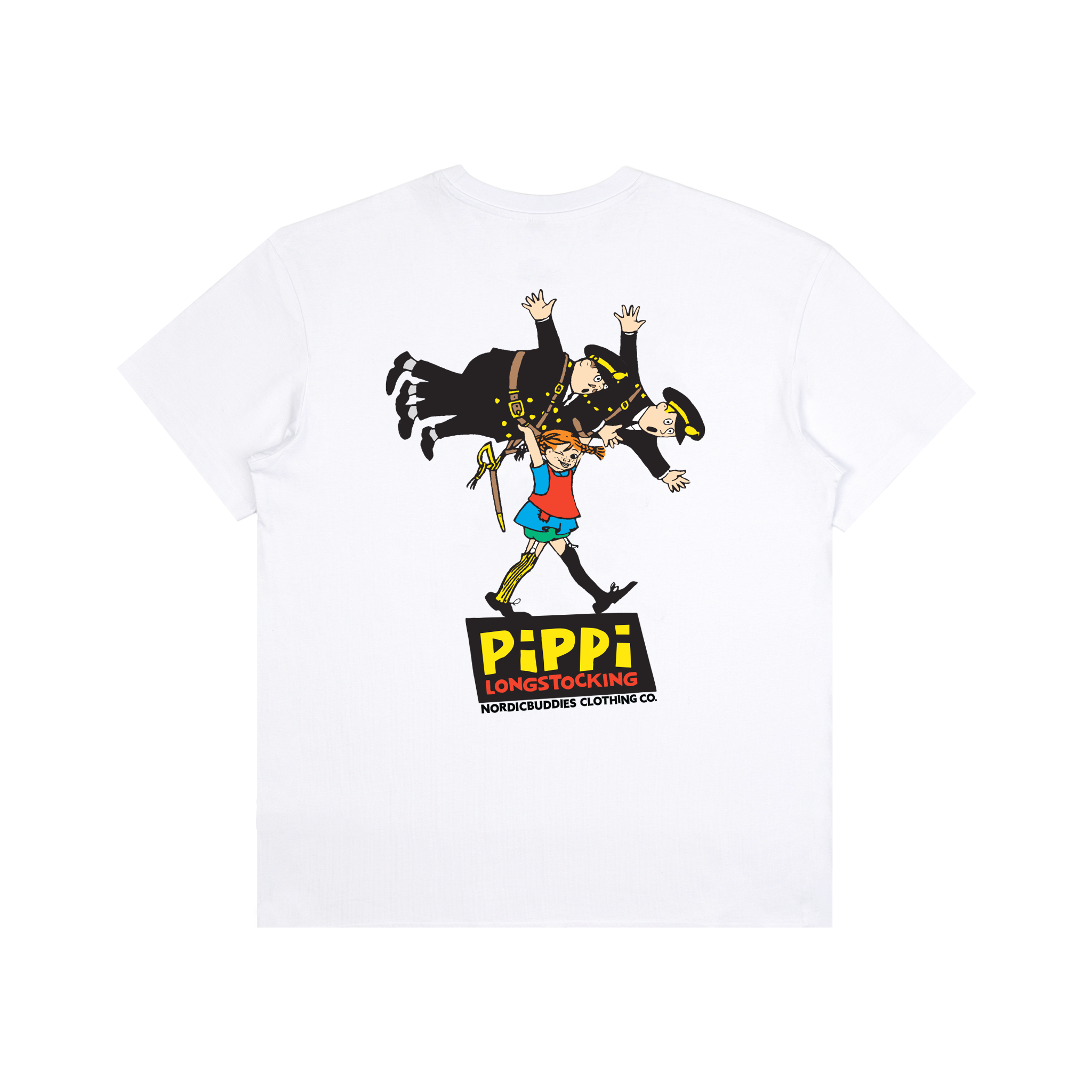 Pippi & Police T-Shirt | Official Pippi Longstocking Product Pippi & Police T-Shirt | Official Pippi Longstocking Product