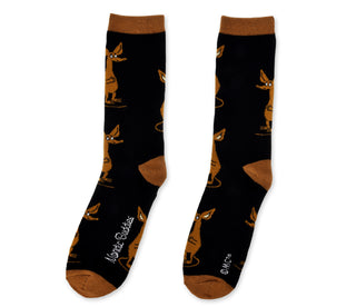 Sniff Wondering Men Socks - Black