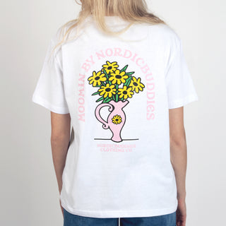 Sniff Blombukett T-Shirt Kvinna - Vit