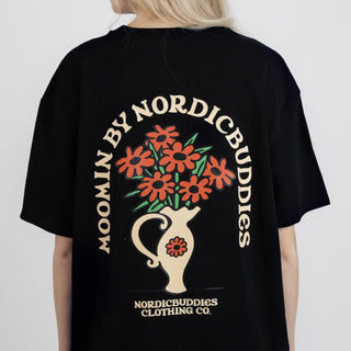 Sniff Blombukett T-Shirt Unisex - Svart