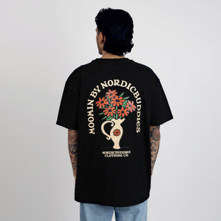 Sniff Blombukett T-Shirt Unisex - Svart