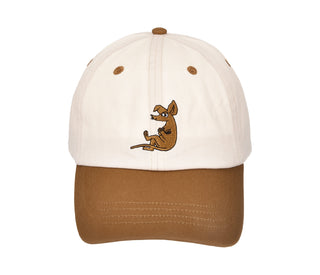 Sniff's Thoughts Baseball Adult Cap - White and Brown