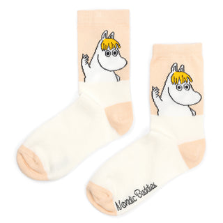 Snorkmaiden Idea Ladies Socks - Beige/White