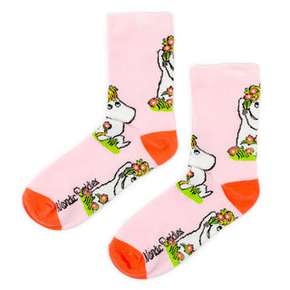 Snorkmaiden Summer Ladies Socks - Light Pink