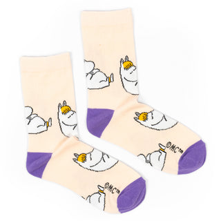 Snorkmaiden Dreaming Ladies Socks - Beige