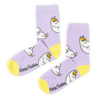 Snorkmaiden Dreaming Ladies Socks - Lilac