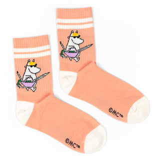 Snorkmaiden Retro Ladies Socks - Pink