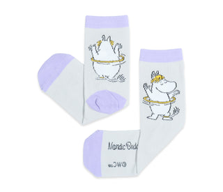 Snorkmaiden Dancing Ladies Socks - Grey