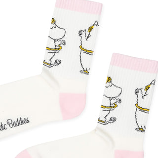 Snorkmaiden Retro Ladies Socks - White