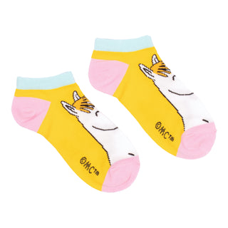 Snorkmaiden Dreaming Ladies Ankle Socks - Yellow