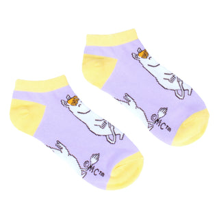 Snorkmaiden Dreaming Ladies Ankle Socks - Lilac