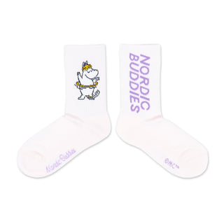 Snorkmaiden Dancing Ladies Retro Socks - Pink