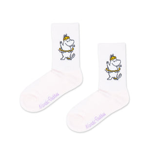 Snorkmaiden Dancing Ladies Retro Socks - Pink