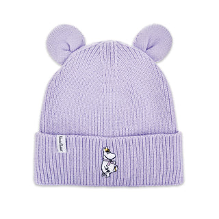 Snorkmaiden Winter Hat With Ears Kids - Purple