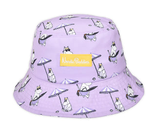 Snorkmaiden Summer Nylon Bucket Hat Kids- Lilac