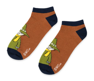 Snufkin Men Ankle Socks - Brown and Navy