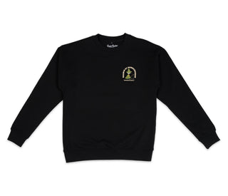 Snufkin Fishing Crewneck College Unisex - Black