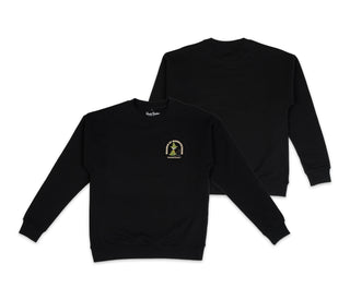 Snufkin Fishing Crewneck College Unisex - Black