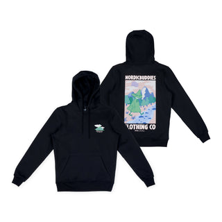 Snufkin Adventure Hoodie Unisex - Black