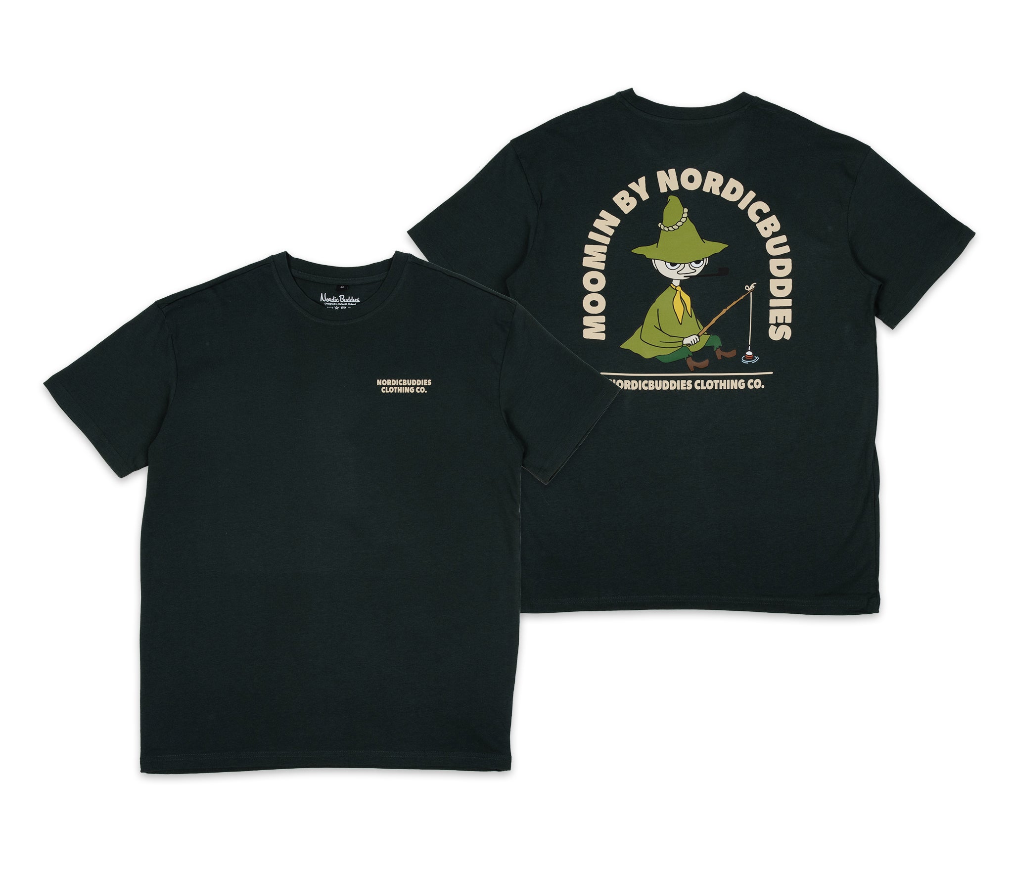 Snufkin Fishing T-Shirt Unisex - Dark Green