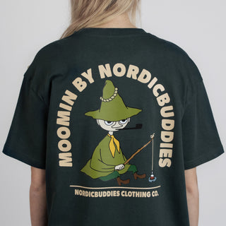 Snusmumriken Fiske T-Shirt Unisex - Mörkgrön