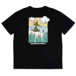 Snufkin Fishing T-Shirt Unisex - Black