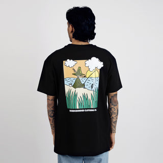 Snusmumriken Fiske T-Shirt Unisex - Svart