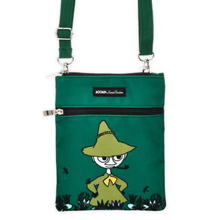 Snufkin's Thoughts Passport Bag - Dark Green