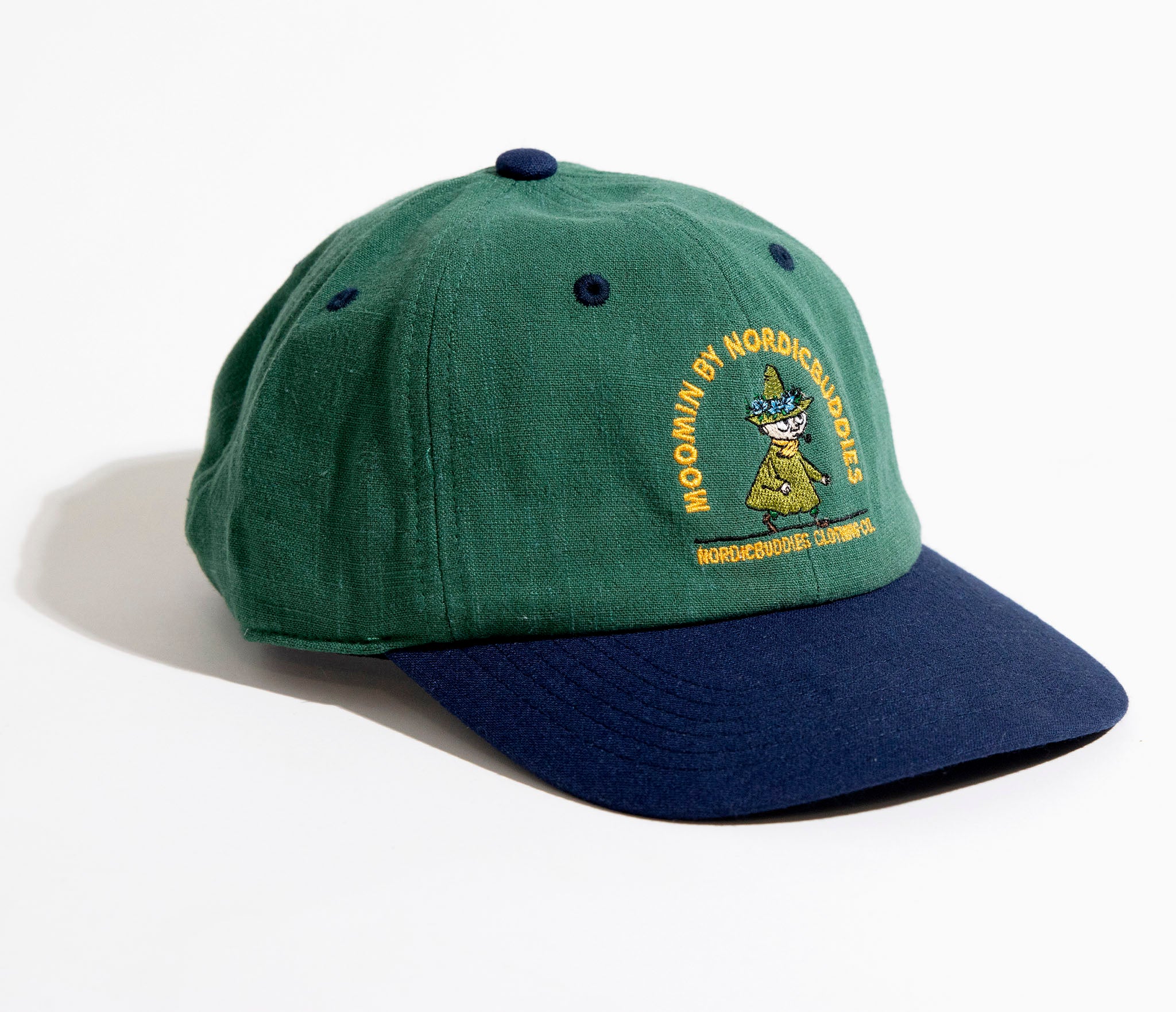 Snufkin Adventure Adult Cap - Green and Navy