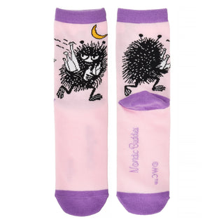 Stinkys Butt Ladies Socks - Light Pink