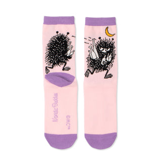 Stinkys Butt Ladies Socks - Light Pink