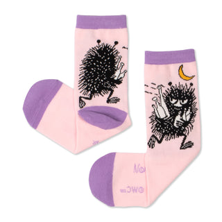 Stinkys Butt Ladies Socks - Light Pink