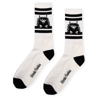 Stinky Retro Men Socks - White