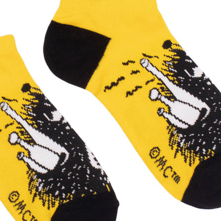 Stinky's Getaway Ladies Ankle Socks - Yellow