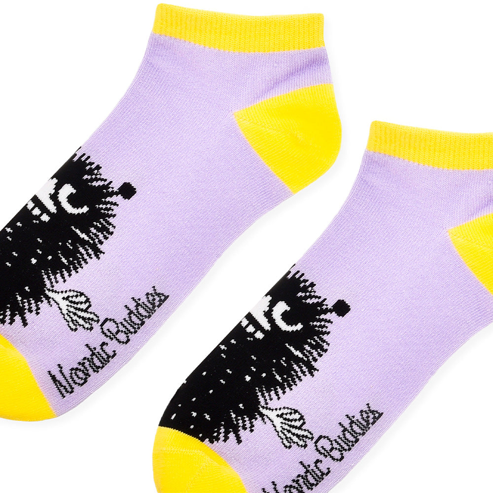Stinky`s Getaway Ladies Ankle Socks - Lilac