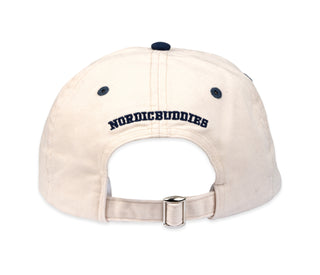 Stinky Plotting Baseball Adult Cap - Beige and Navy