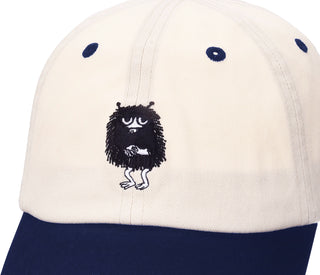 Stinky Plotting Baseball Adult Cap - Beige and Navy