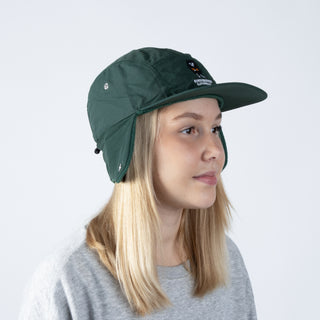 Stinky Nylon Cap With Ear Warmer - Green